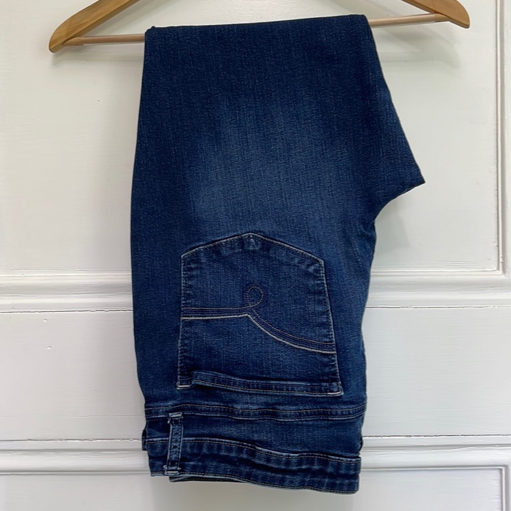 Rides by Lee Mid Rise Straight Leg Denim Jeans Petites 16P